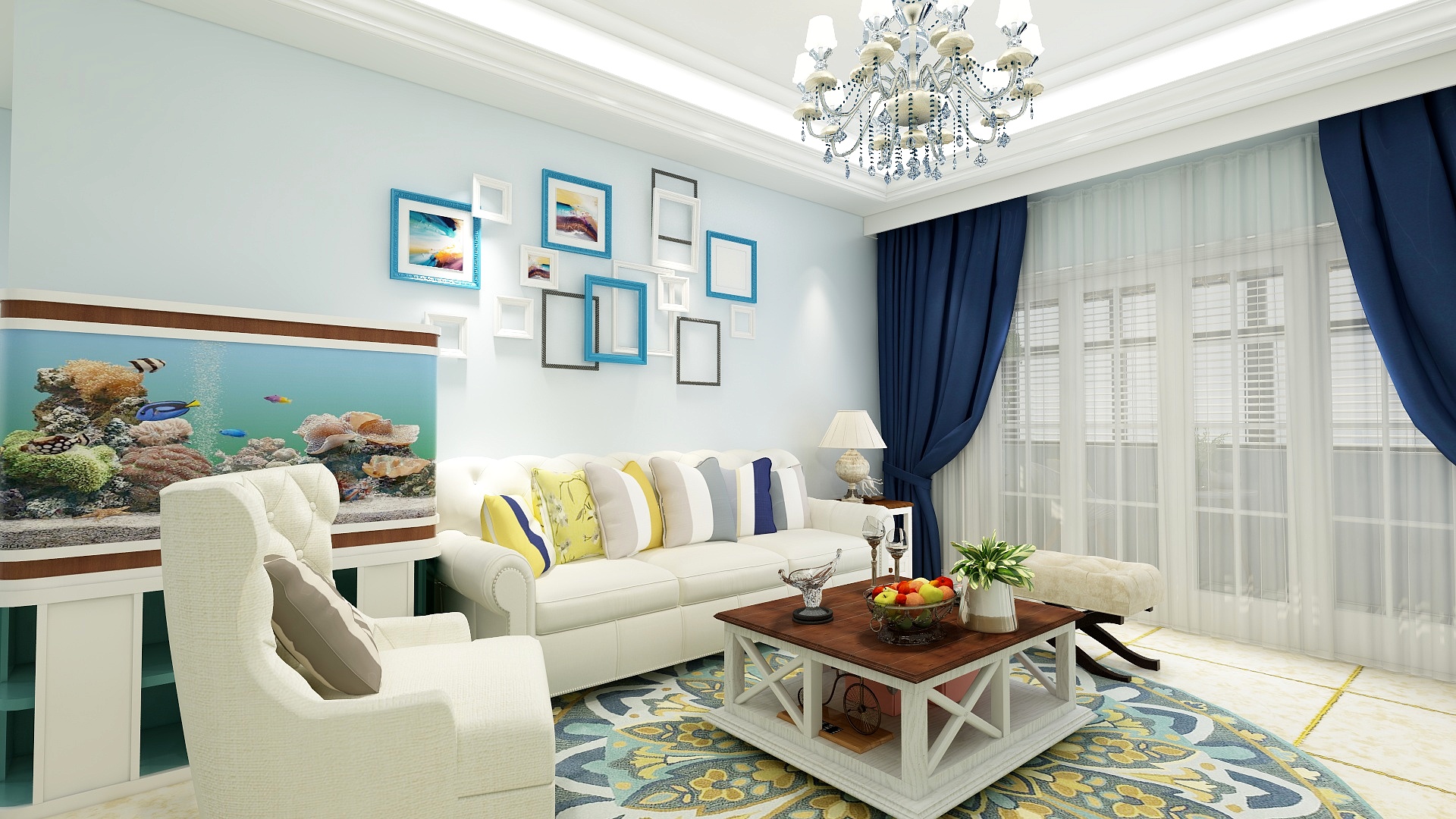 哒哒先生-东亚・清风小镇118㎡三室二厅一卫-装修设计方案