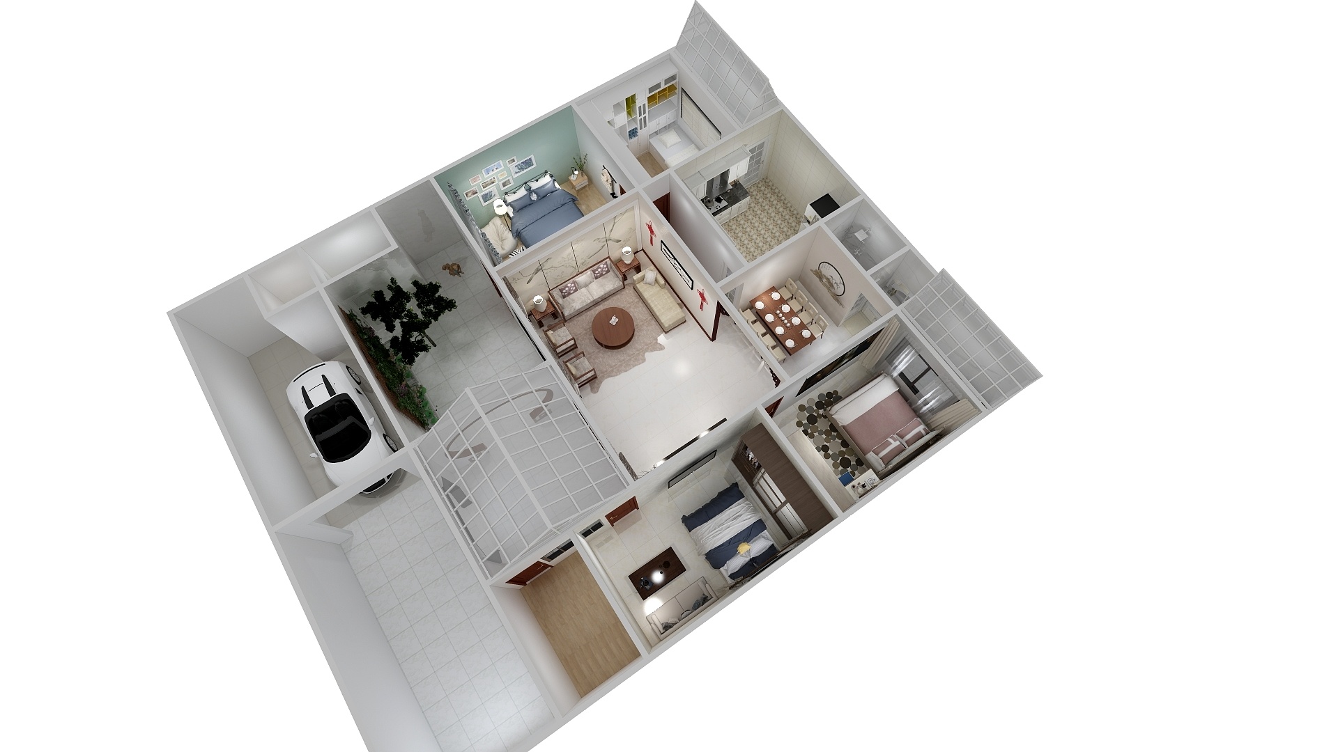 懒懒懒懒览儿-我家院子-中式-装修设计方案