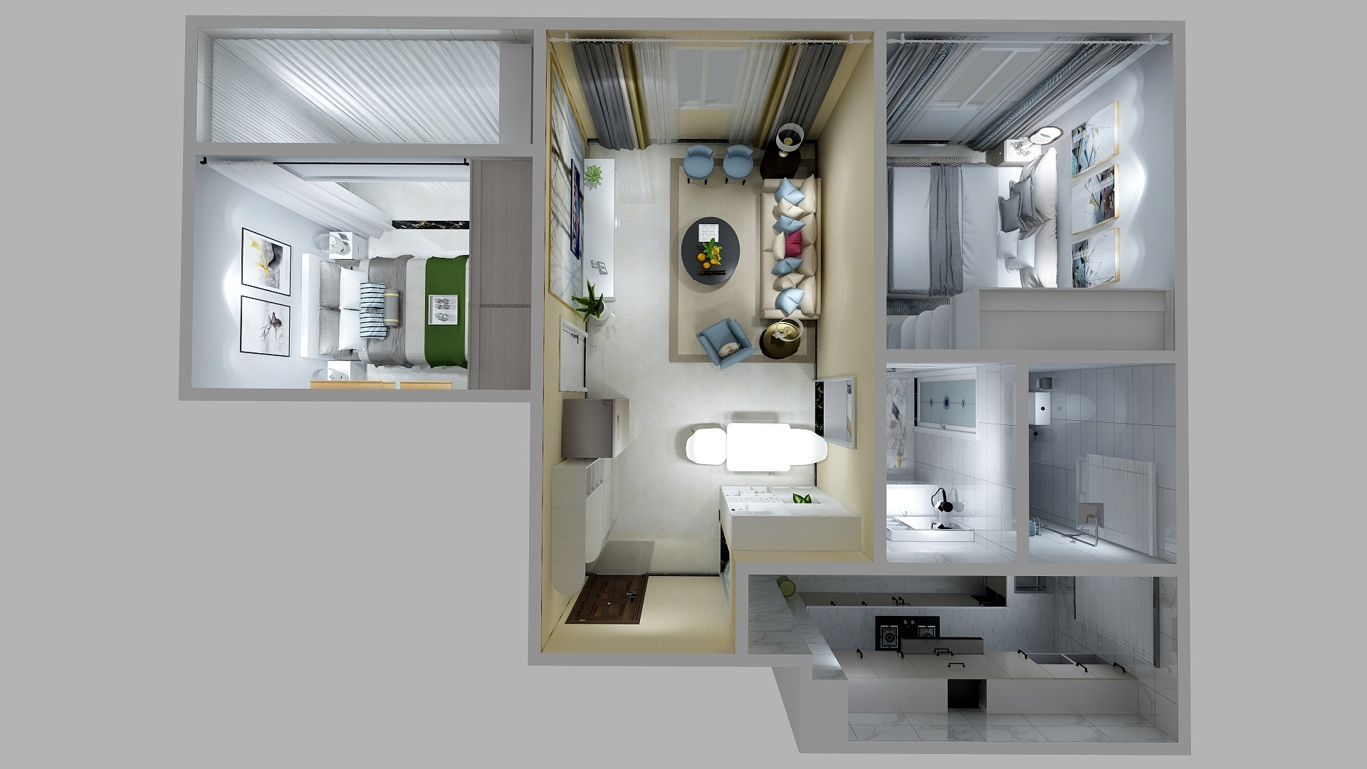 尚品家装饰设计-创业大厦-装修设计方案