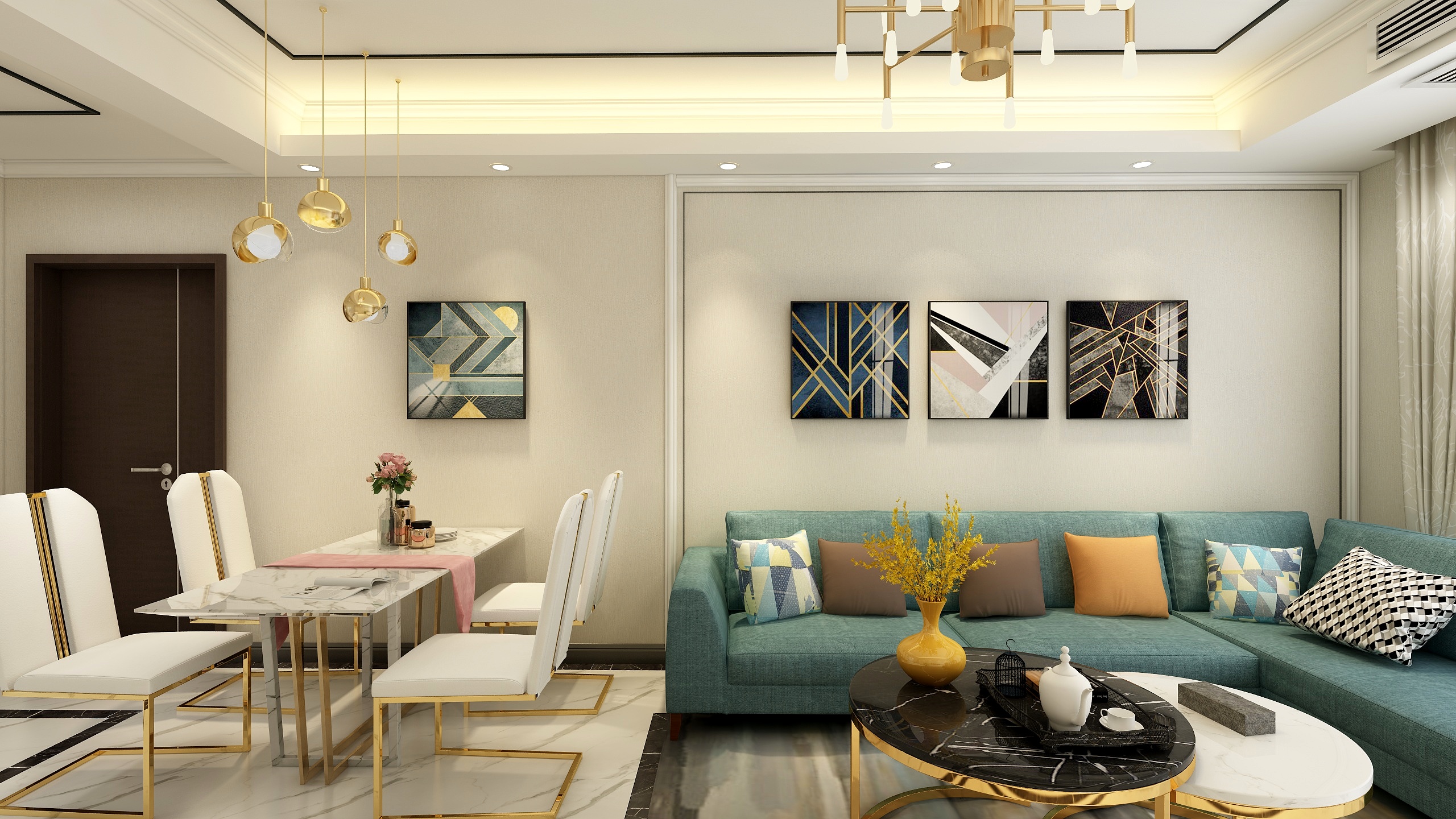 恒信远程装饰-广信万汇城117平现代-装修设计方案