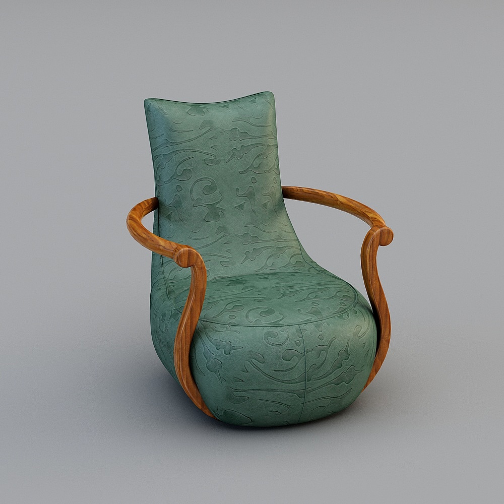鱼跃龙门休闲椅3D模型