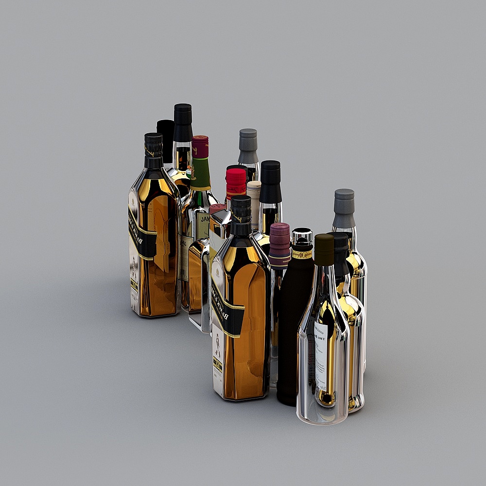 酒瓶13d模型