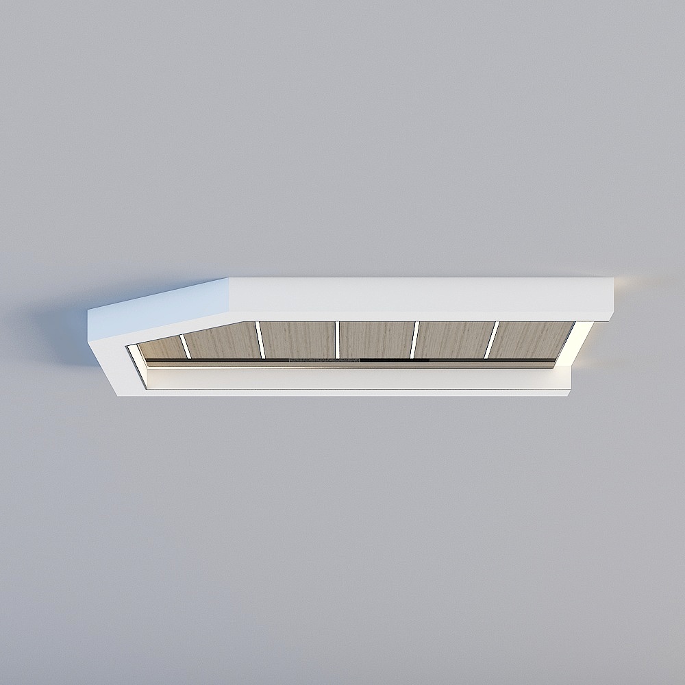 新中式吊顶13D模型