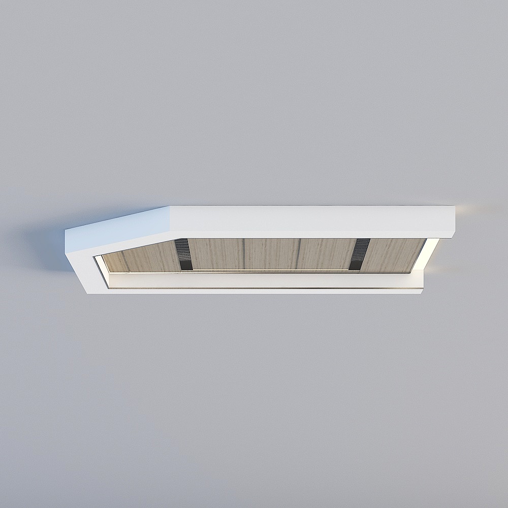 洽谈区吊顶3D模型