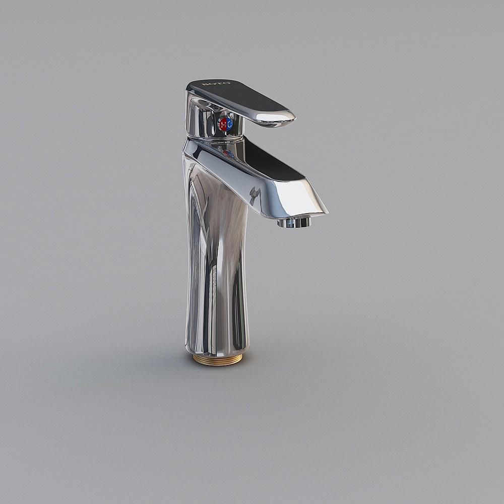 博陶 -龙头BT-6126-灰模3D模型