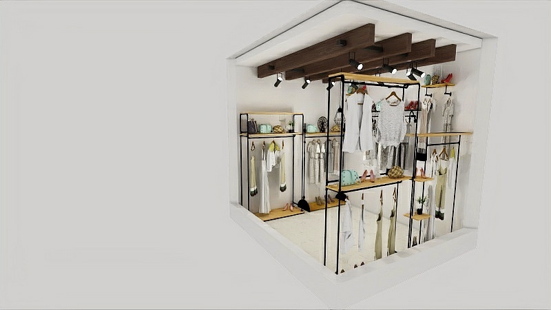 周劲-服装店肖-装修设计方案