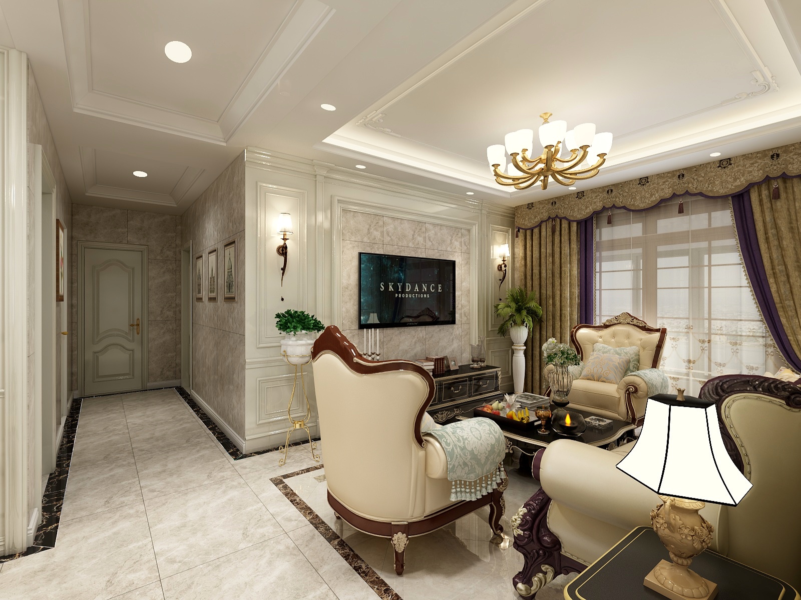 顾宇-蟠龙5#801室酷家乐-装修设计方案