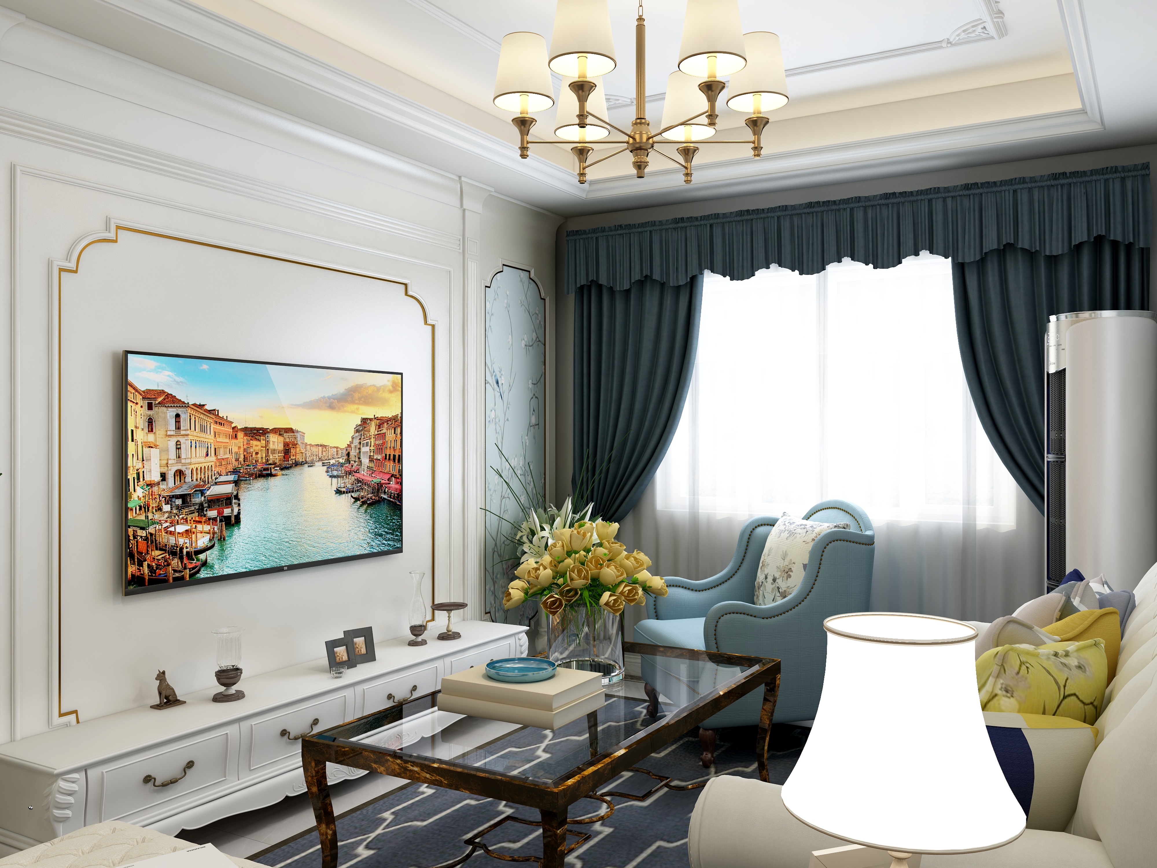 TZhome-北大地三居室-装修设计方案