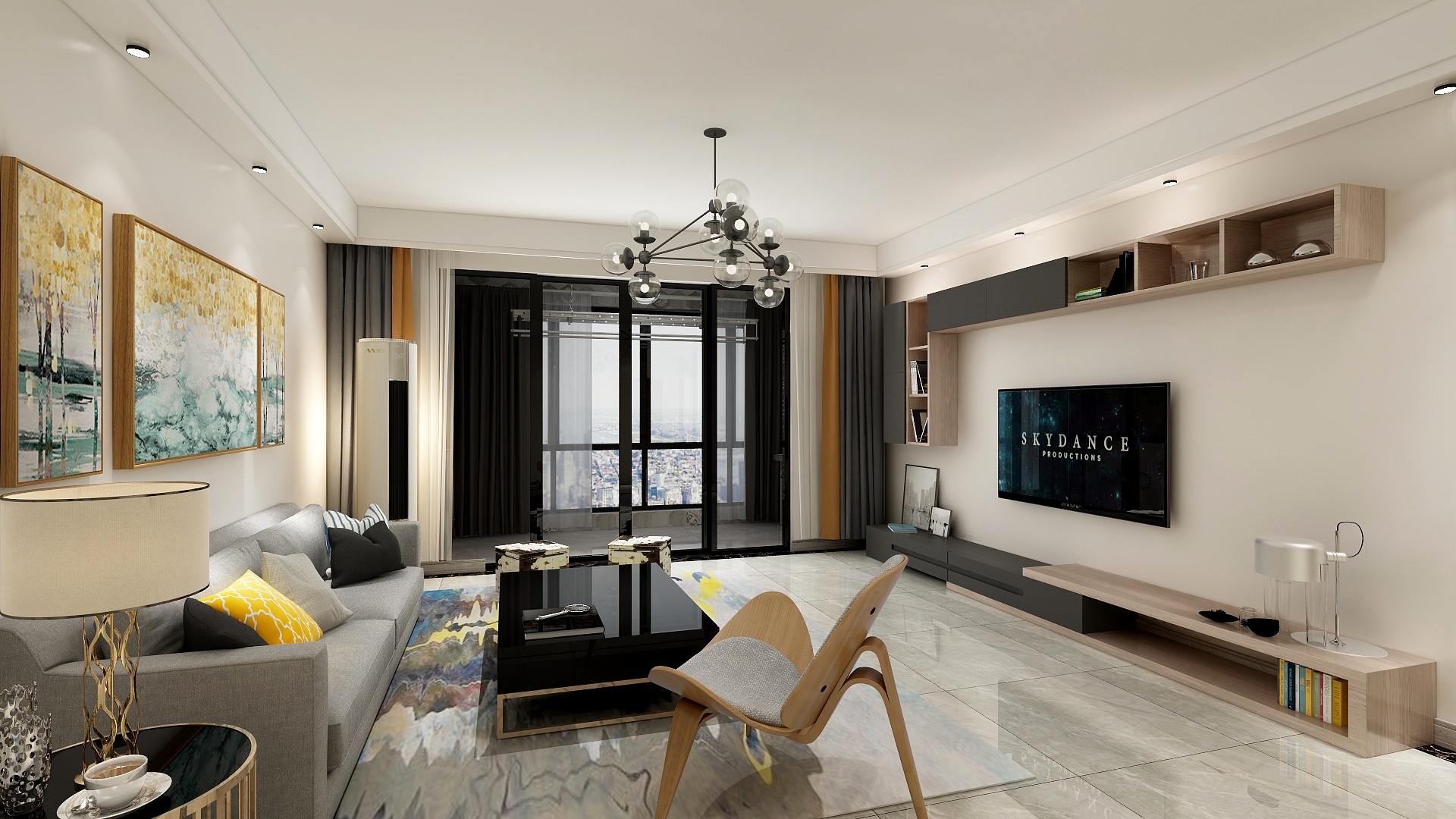 OneHome-上蔡鹏宇130平方室内方案-装修设计方案