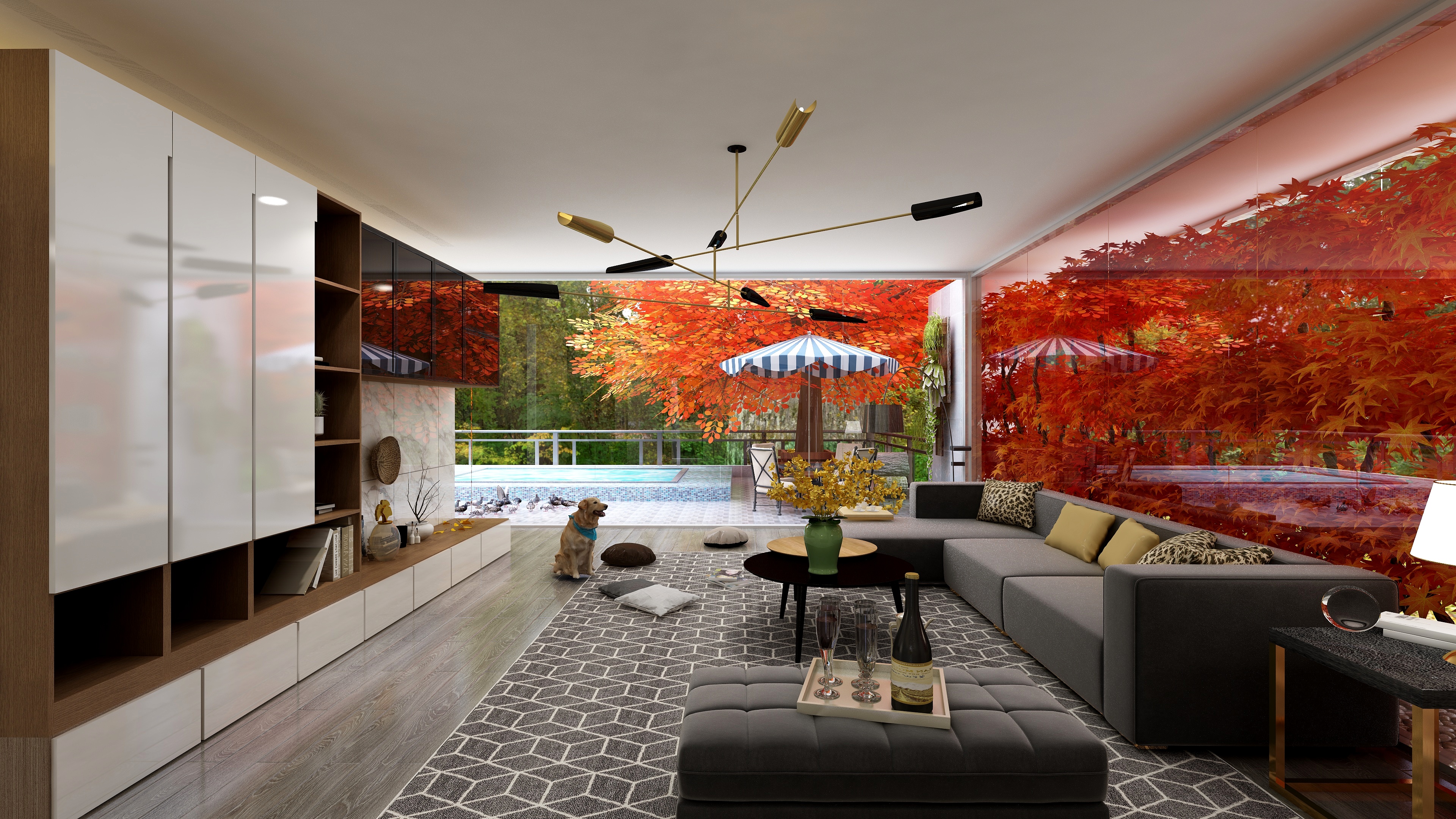 展厅设计师丨大刘-秋明装修效果图