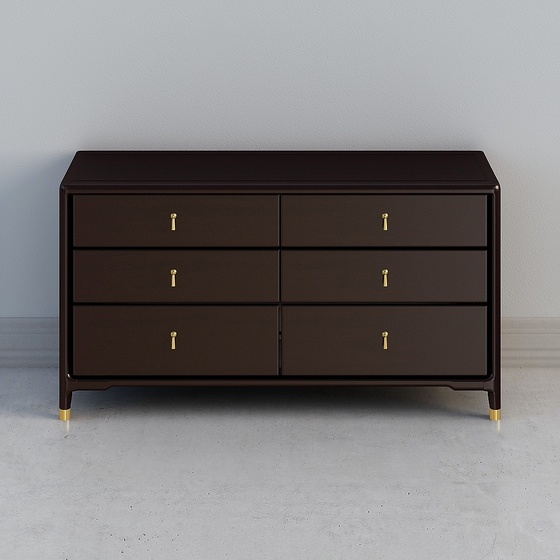 Asian Chest of Drawers,Black