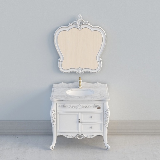 Luxury Vanities,White,1-1.5m