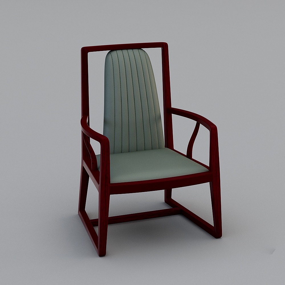 大容书椅3D模型