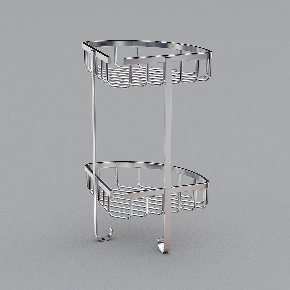 摩恩双层转角篮3D模型