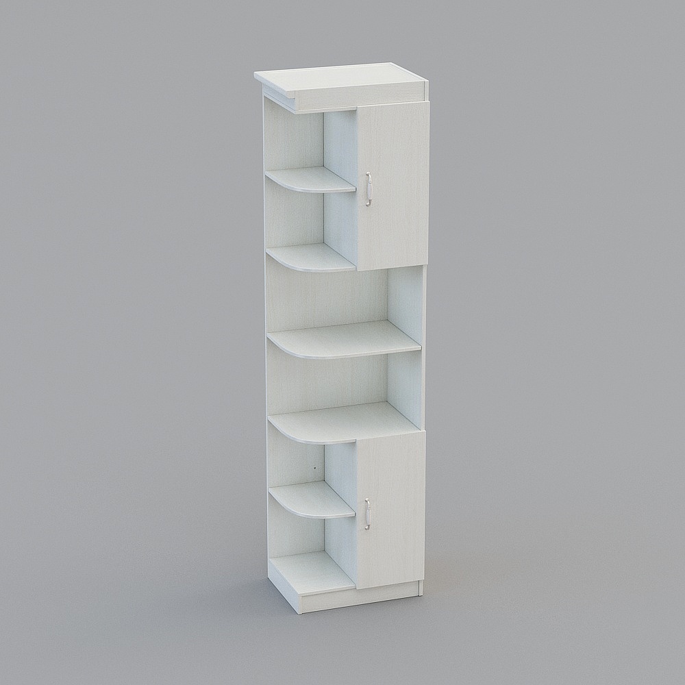 金虎家居-32A005C组合单门边柜3D模型