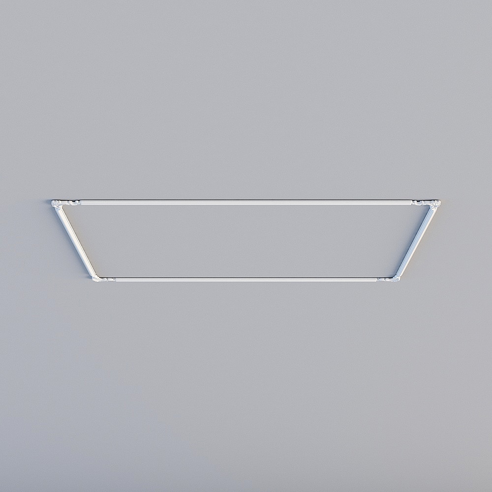 客厅天花花线3D模型