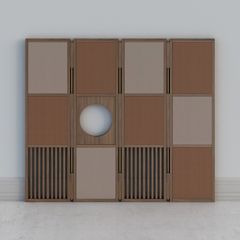 SZDS_C_G_PF1屏风13D模型
