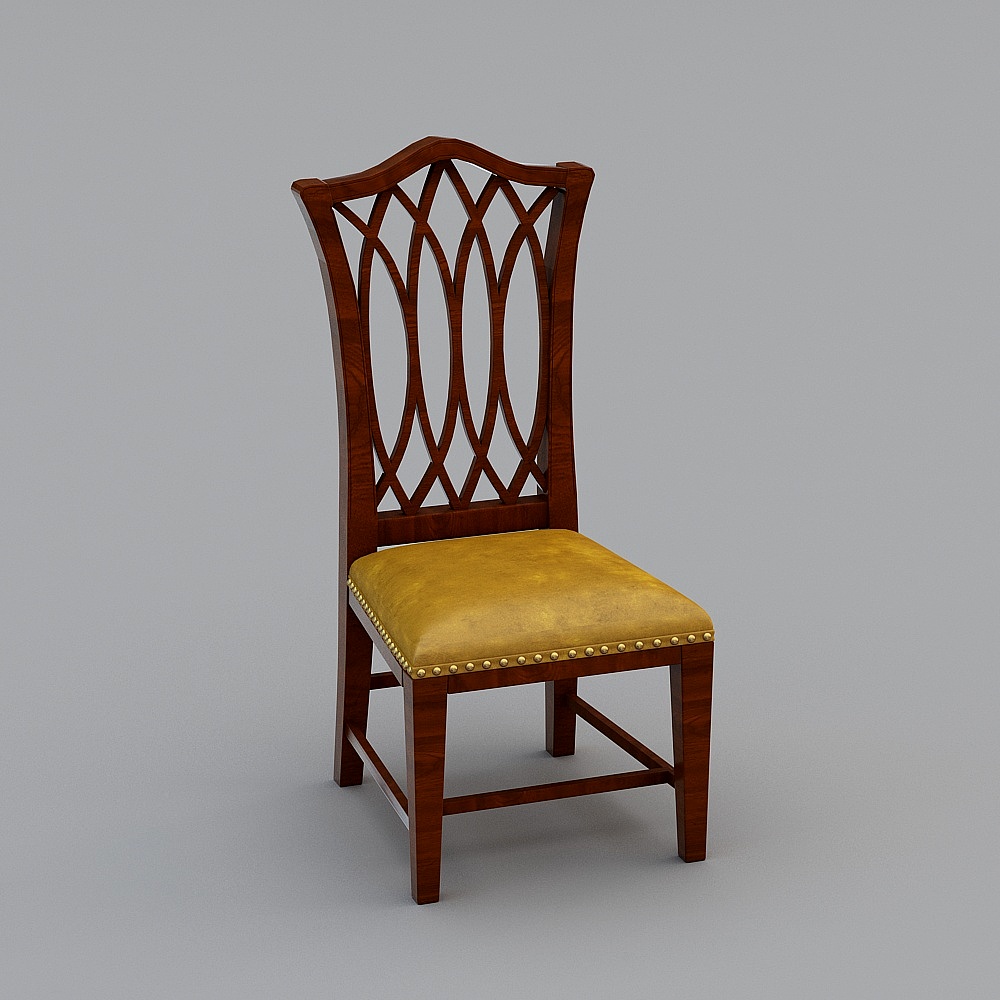 M-1683书椅3D模型