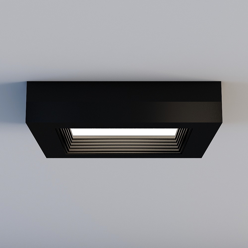 方款灯黑吊223D模型