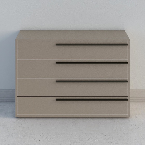 Modern Chest of Drawers,Black