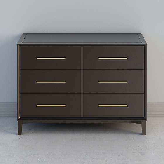 Modern Chest of Drawers,Gray