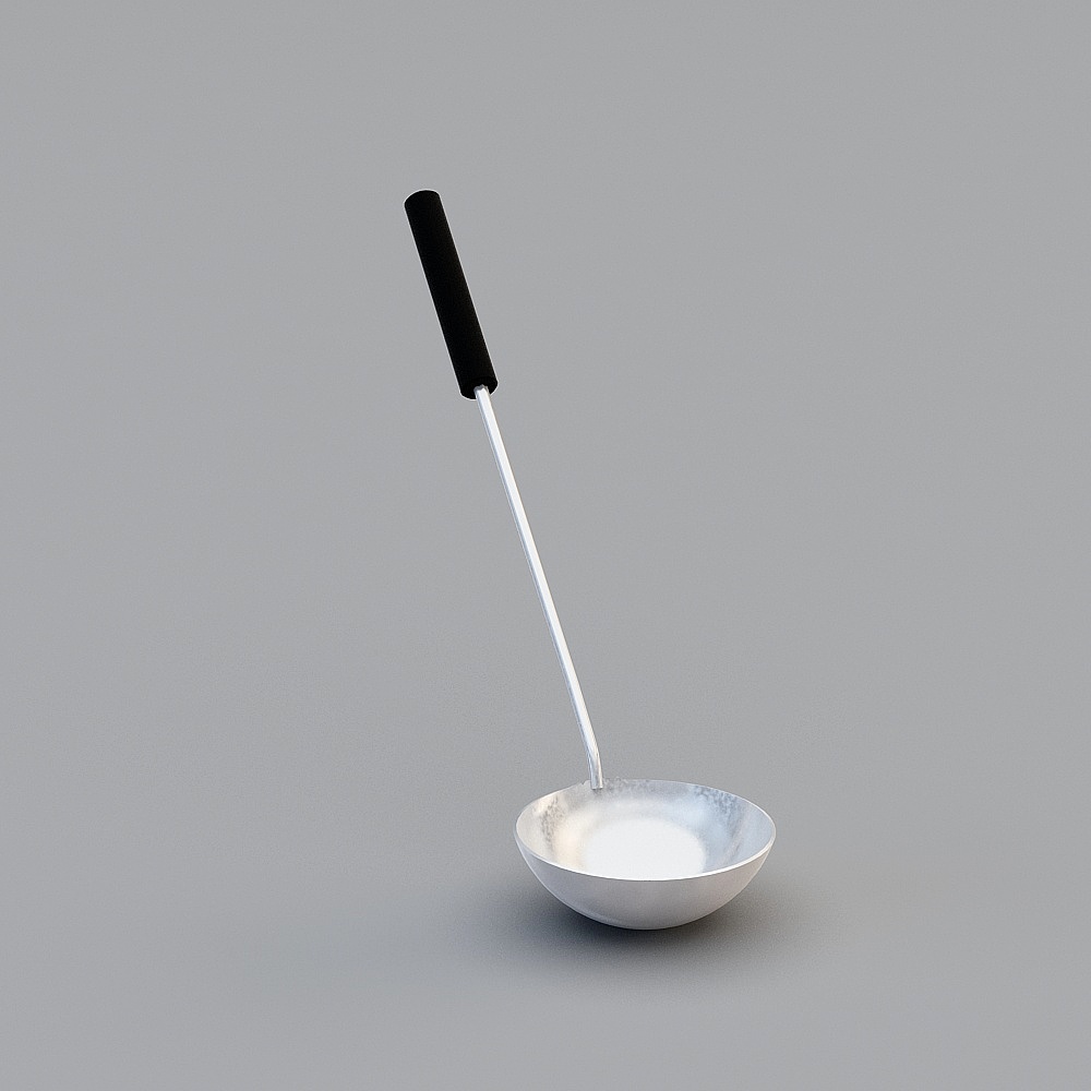 炒勺83D模型