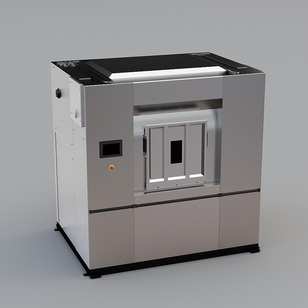 隔离式洗脱机3D模型