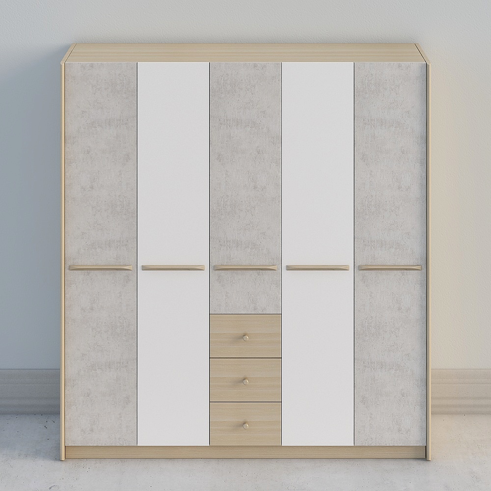 晚安-风雅颂 yg1825#五门衣柜