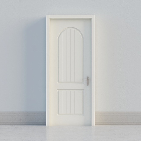 Simple European Interior Doors,Wood color