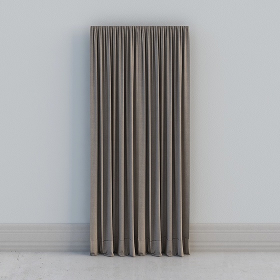 Modern Curtains,Brown,1-2m,3-4m