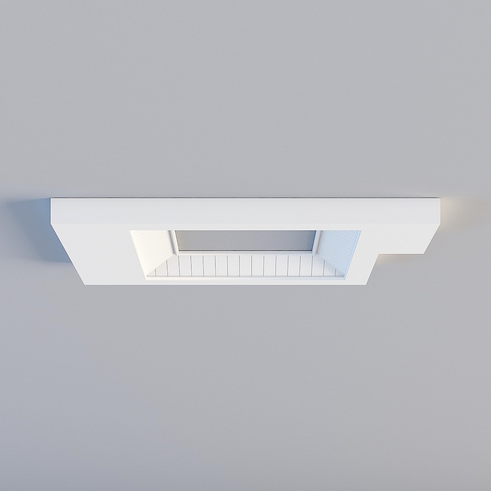 男孩房吊顶3D模型