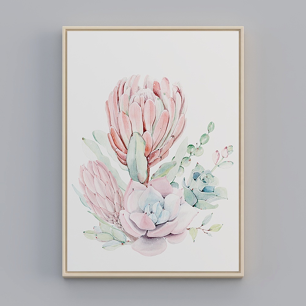 饰画联盟-北欧自然-单幅-装饰画-ZR001