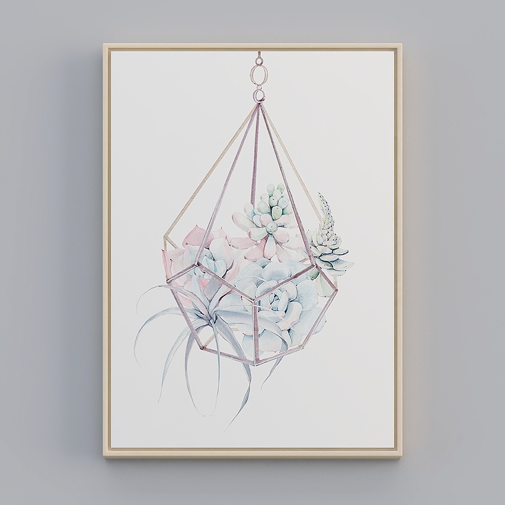 饰画联盟-北欧自然-单幅-装饰画-ZR001