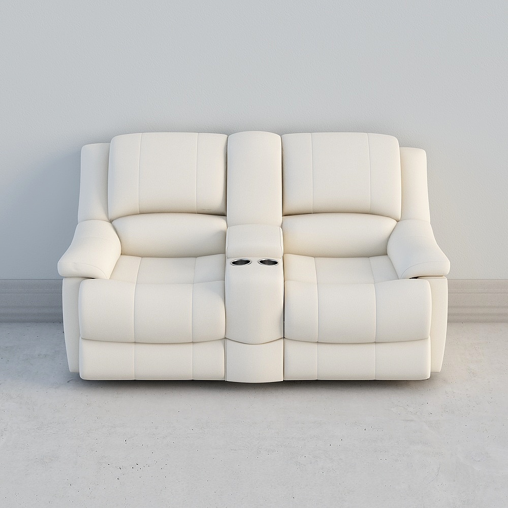 慕容-MNY1404-5P-L4131 罗亚诺克Roanoke-双人电动沙发带茶几3D模型