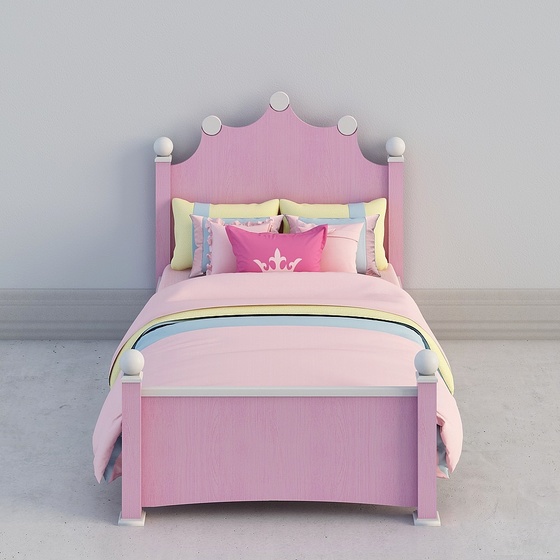 Modern Asian Hollywood Tropical Single Beds,Single Beds,Pink,Twin 1.0m,Queen 1.5m