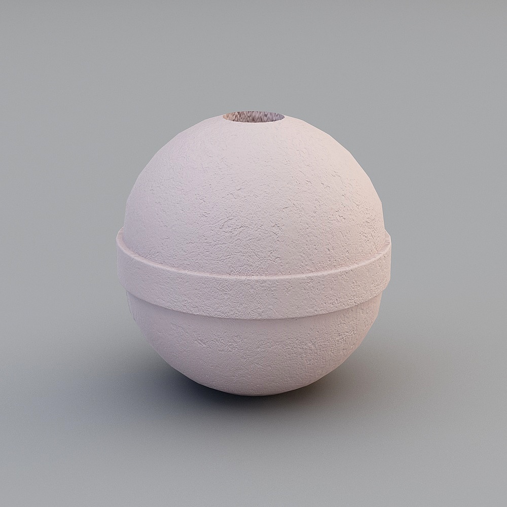 莫兰迪陶瓷花瓶X21863D模型