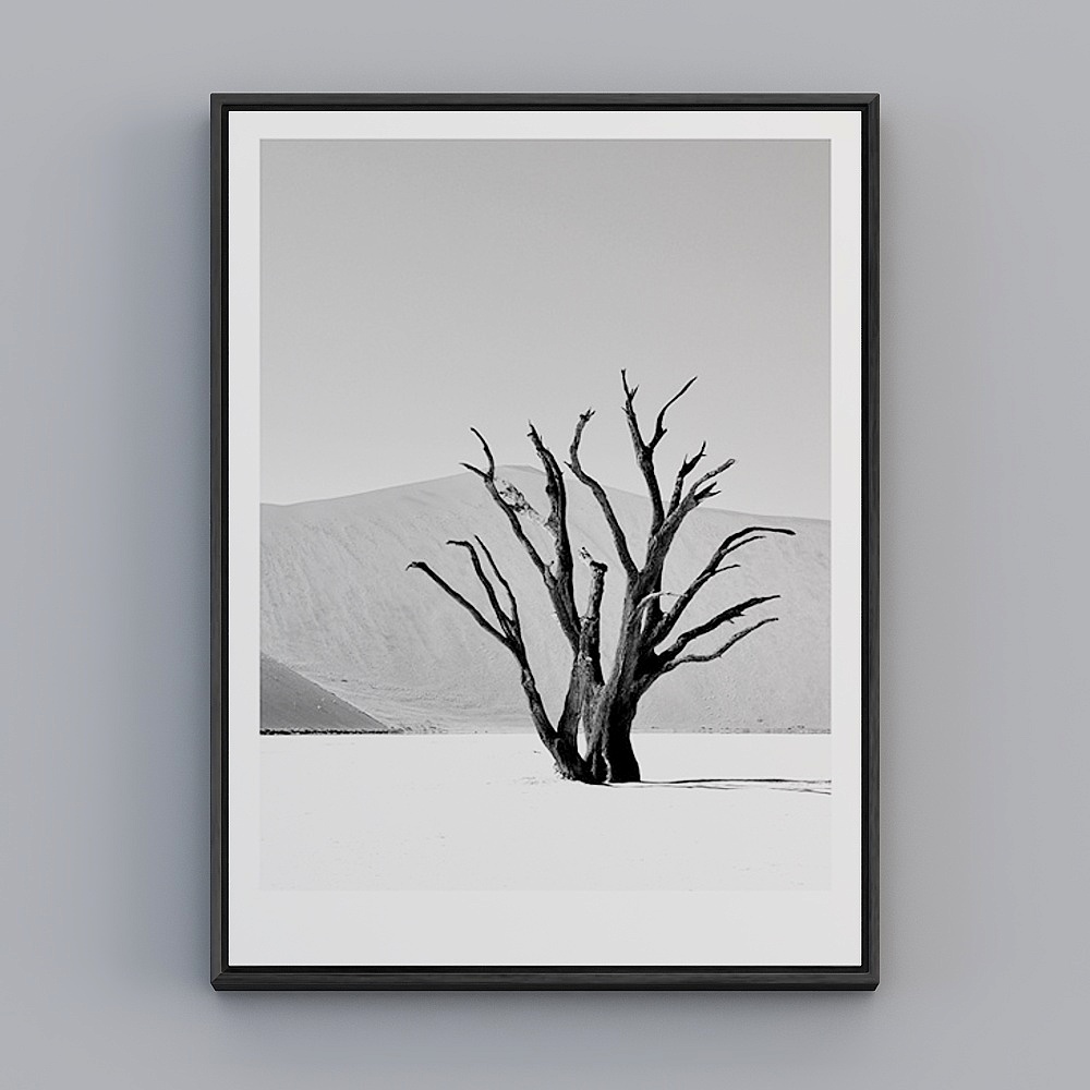 饰画联盟-北欧素色-单幅-装饰画-SB0023D模型