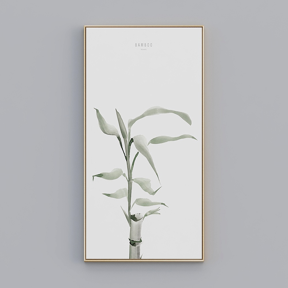 饰画联盟-北欧自然-单幅竖长-装饰画-CB0053D模型