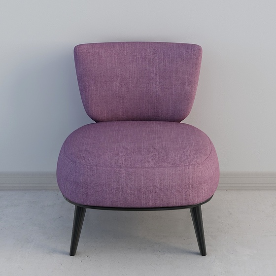 Scandinavian Modern Art Moderne Seats & Sofas,Single Sofa,Single Sofa,Purple