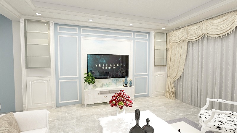 丰子周-歌尔绿城220-2-1002张弘玄~电视墙-装修设计方案