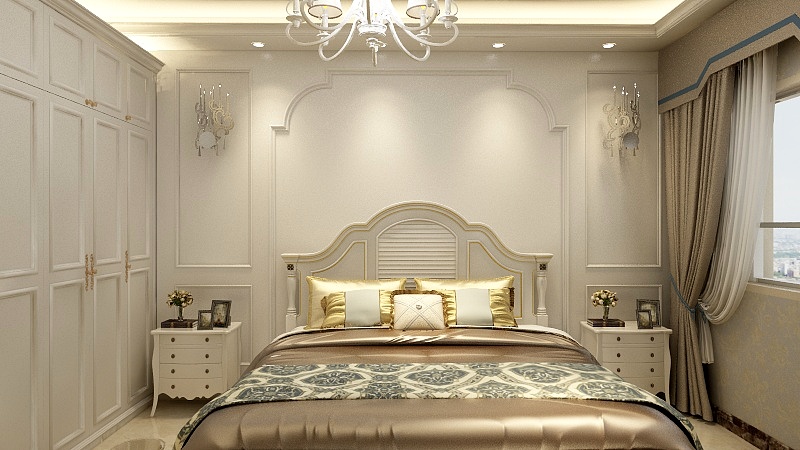 东堂空间-呼伦贝尔融富花园148平3室-装修设计方案