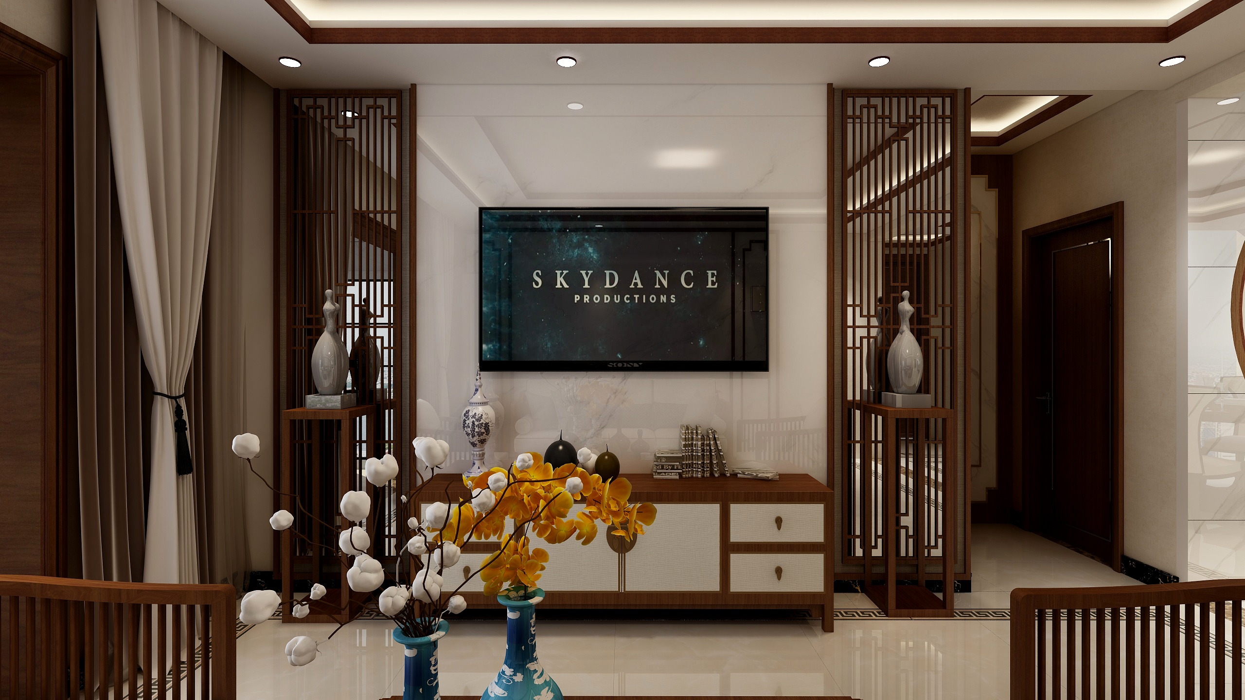 云表华构整装设计-壹号院131.00㎡p1-3户型3室2厅2卫1厨-装修设计方案