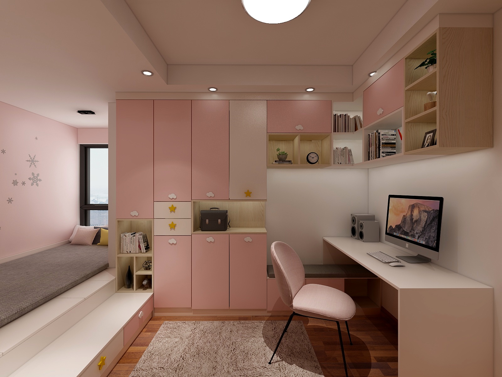 男大当家-华远君城109.93㎡F户型 三室两厅一厨一卫户型3室2厅1卫-装修设计方案