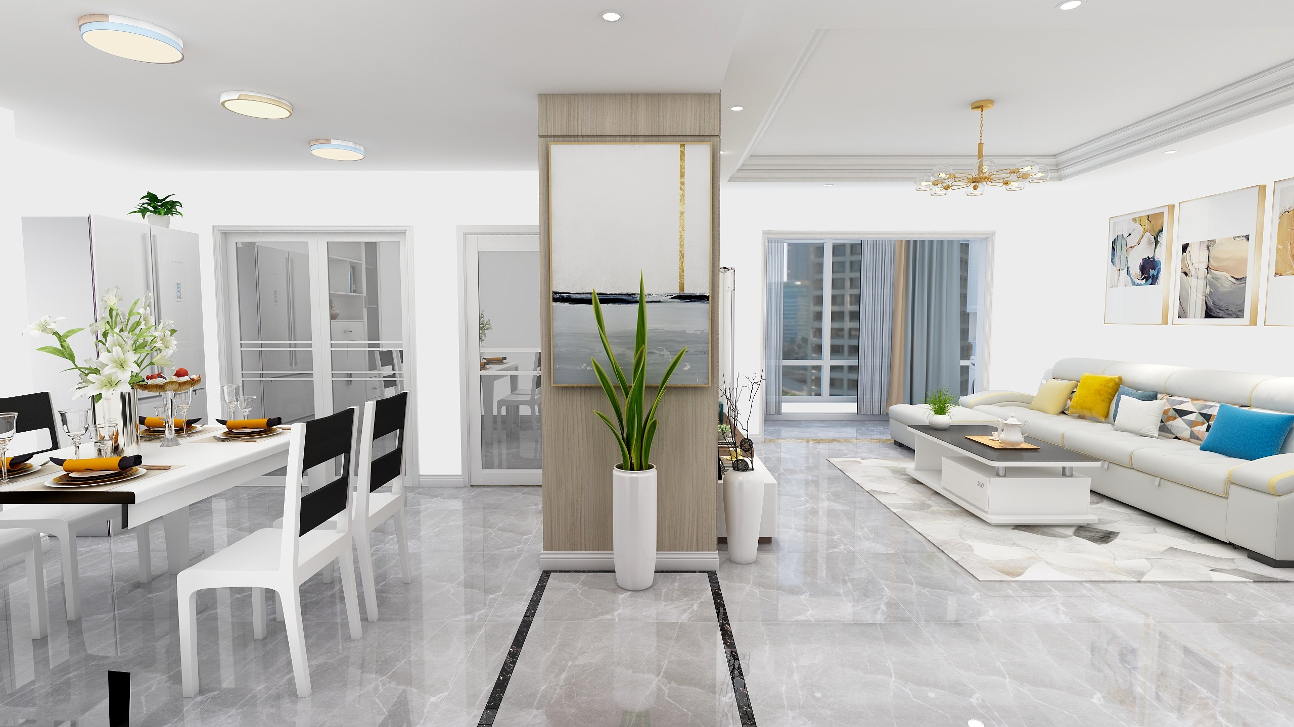 设计师江益-龙兴佳苑3-103-装修设计方案