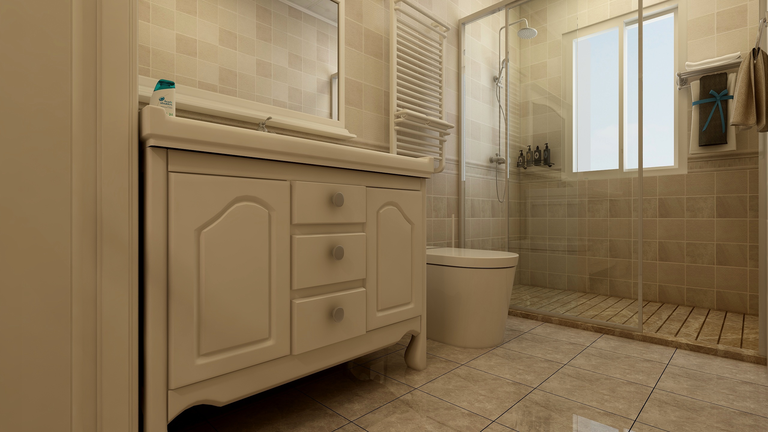 装修设计陈先生-176方欧式一居一层公卫装修效果图第1张