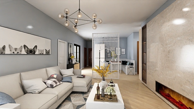 全屋高端软装设计-时代俊园-装修设计方案