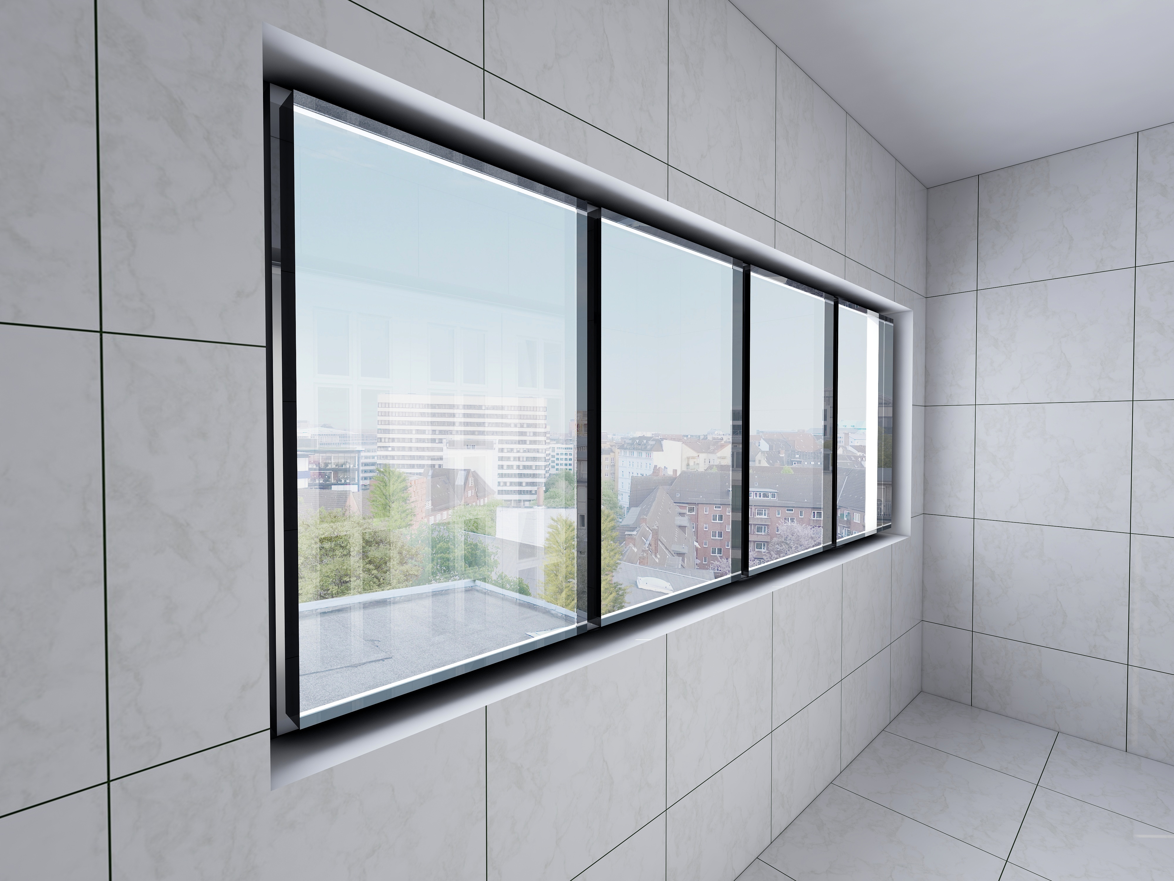 一修鸽连云港-150㎡欧式三居一层阳台装修效果图第1张