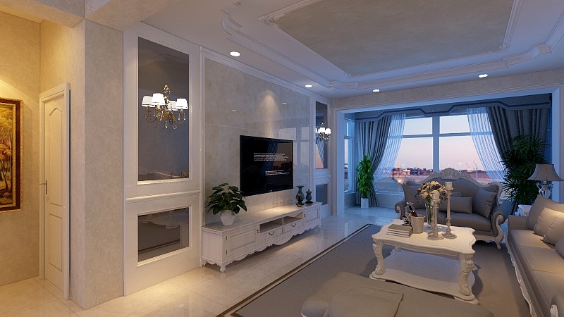 鑫亿航设计装饰工程公司-华府17栋2口401室-装修设计方案