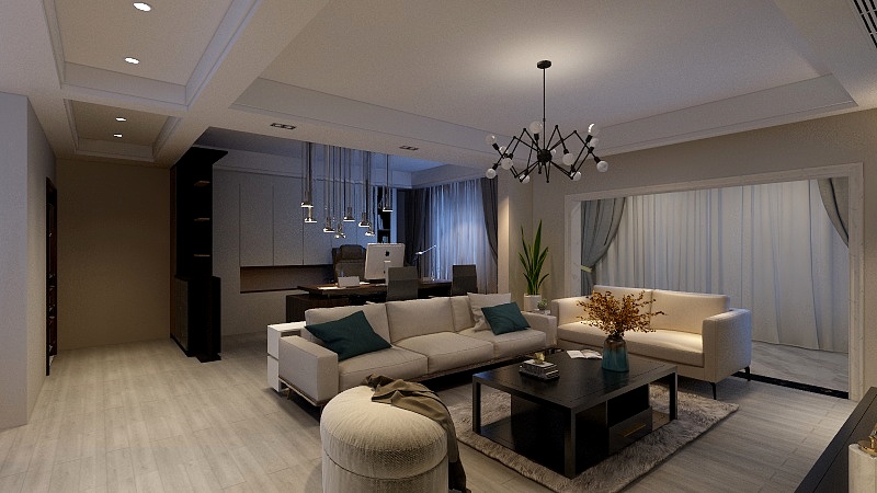 Nevermore九鼎-骏和棕榈湾12#1602施工图_-副本-装修设计方案