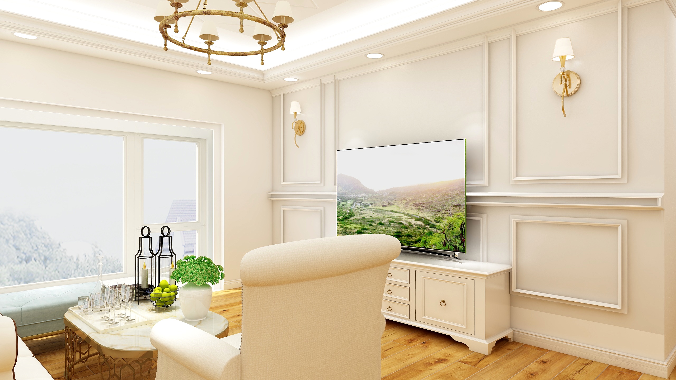 QS轻高定木作美学设计-大汉龙城二期5栋2002-装修设计方案